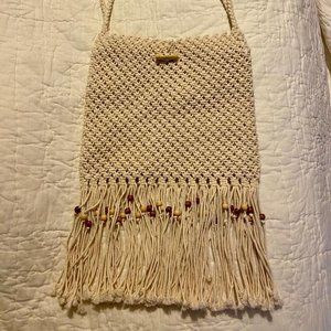 XOXO Macrame handbag, NWOT